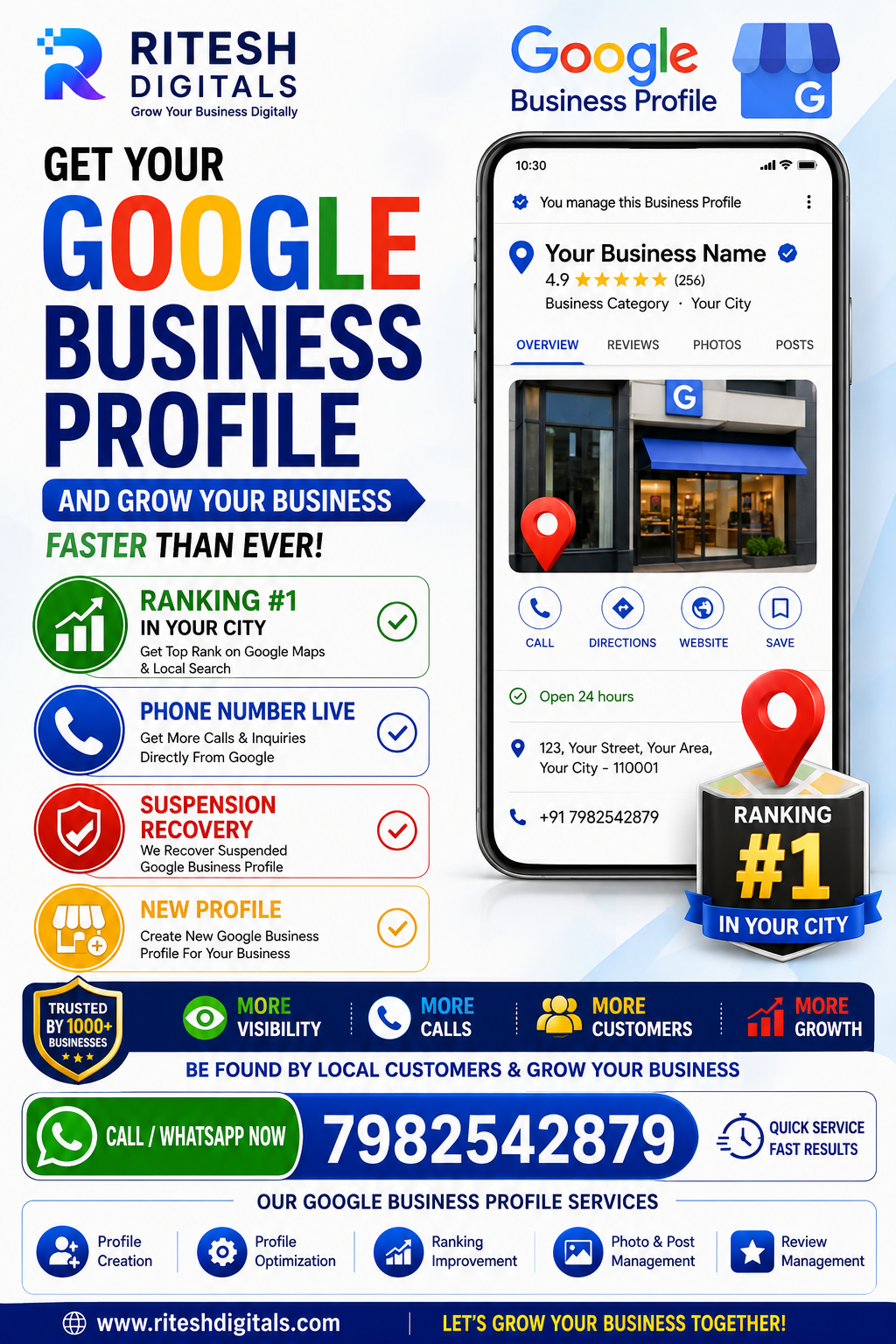 GBP Local Maps Listing Service in India